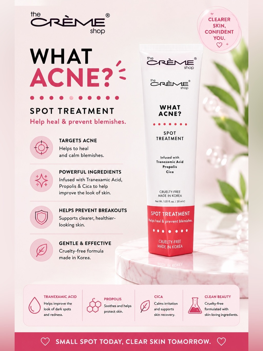 ✨ The Crème Shop “What Acne?” Spot Treatment ✨